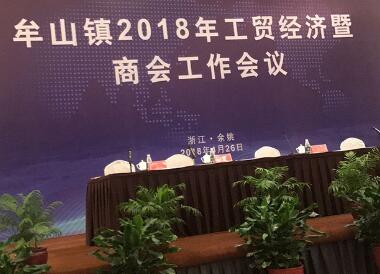 牟山鎮(zhèn)2018年工貿(mào)經(jīng)濟暨商會工作會議